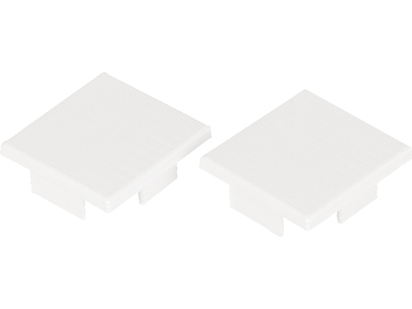 Art Endestykke High Hvid 2 stk., til E-7504025 Profil Art High 2m Hvid