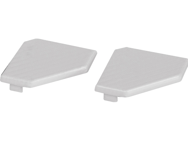 Endestykke Art Corner Alu 2 stk., til E-7504029 Profil Art Corner 2m Alu PROFESSIONEL