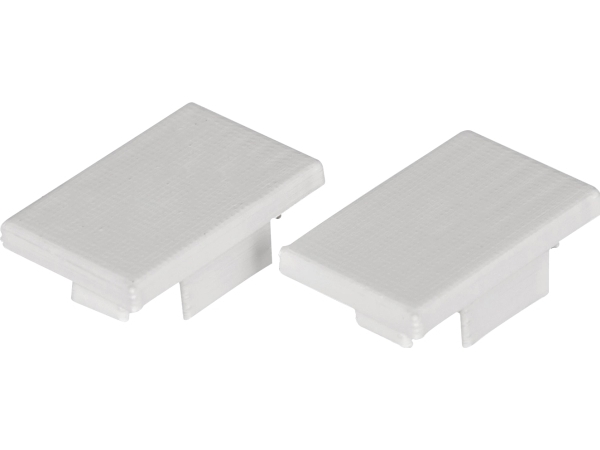 Endestykke Art Low Alu 2 stk., til E-7504023 Profil Art Low 2m Alu