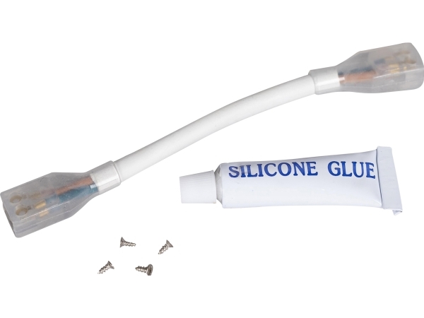 Splejsesæt til LED-strip 230 V Tilbehør til skruesammenføjning af din LED-strip 230 V.