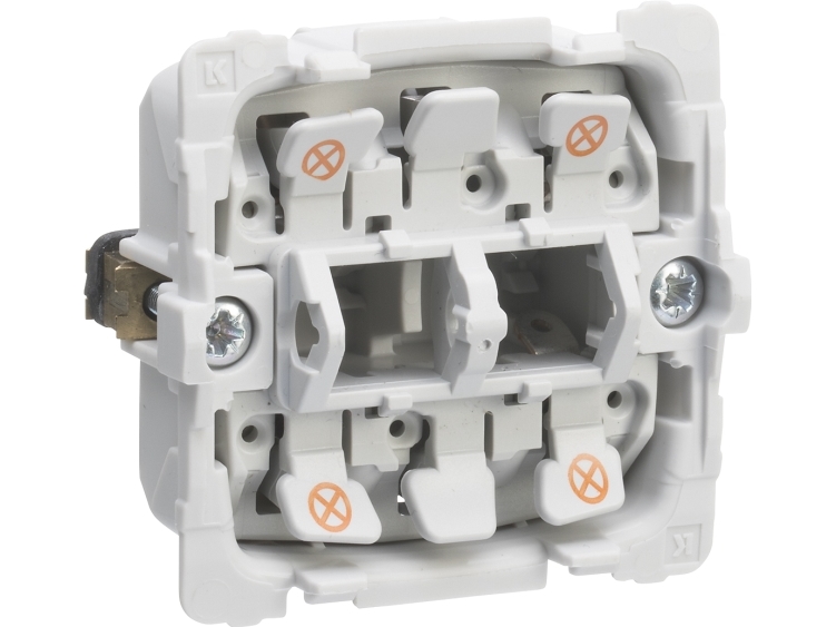 Fuga lampeholder for 2 halvmodul lamper