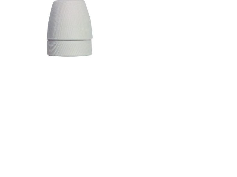 E27 porcelnsfatning med M13 gevind, 250V, 4A, op til 220, IP20