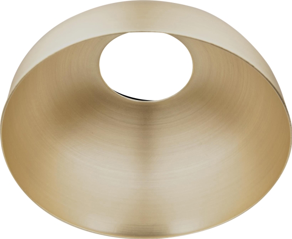 Reflektor Globe messing, Ø87 mm. Med en magnetisk fastgørelse er det nemt at skifte udseende på dit Globe-armatur