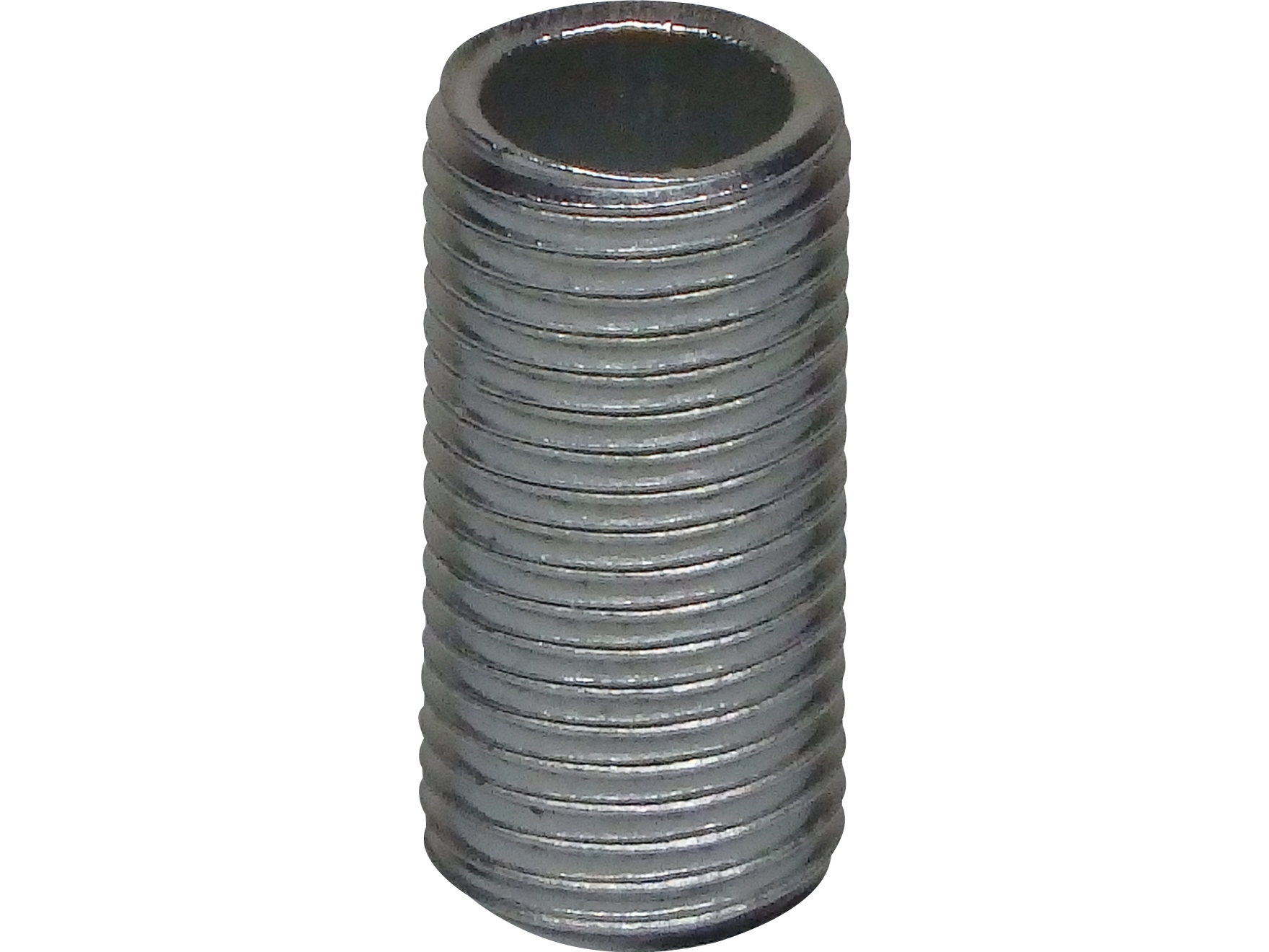 Rrnippel M10 x 50 mm lngde, elgalvaniseret jern - Teknisk Belysnings Industri
