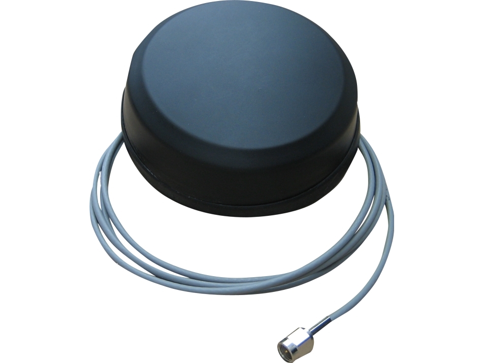 PROFORT Ekstern diskantenne med SMA-stik og 2½m kabel. Horisontal montering. Virker til 2G, 3G og 4G mobile netværk. IP67
