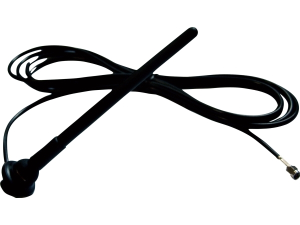 PROFORT Ekstern GSM-antenne med SMA-stik og 2½m kabel. Monteres på metalvinkel. Virker til 2G og 3G netværk.