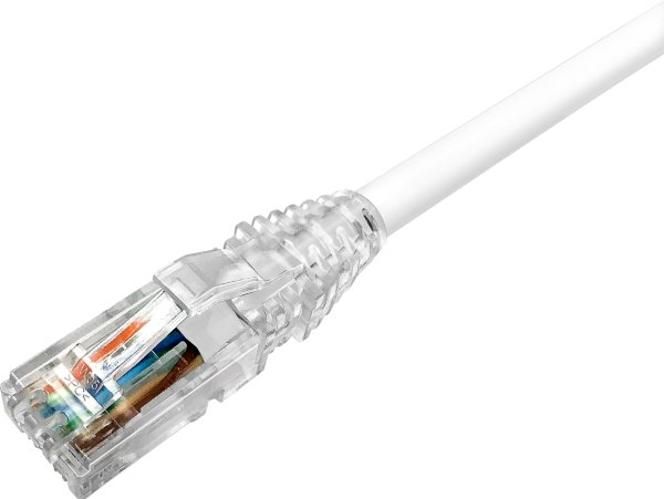 NETCONNECT Patchkabel kat 6 U/UTP, længde 1,5 m, farve: hvid med LSZH kappe