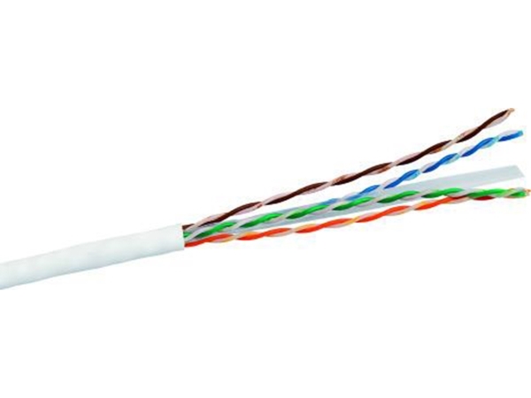 LAURITZ KNUDSEN Datakabel Actassi kat 6 U/UTP (4x2xAWG24) 305m boks, farve: hvid LSZH kappe, CPR klasse: Dca, separationsklasse: B - (305 meter)