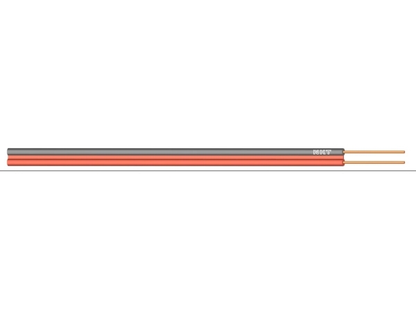 NKT Autoledning, tvillingledning 2x1,5mm² PVTAU rød/sort spole, kabeldiameter 3x6mm - (100 meter)