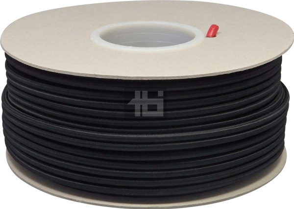 10 mtr. Sort Stofledning 70°C, 3G0,75mm2 med jord