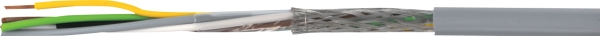 Multikabel, PVC, skærmet 4x0,5mm² LIYCY lysegrå 500V ring, kabeldiameter 6,5mm - (100 meter)