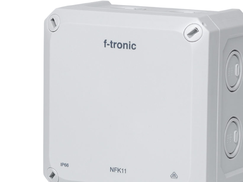 F-TRONIC Forgreningsdåse NFK11GR 110x110x67mm IP66 grå