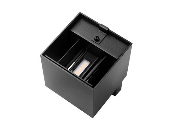 TANGO MINI 2X5W 610LM CCT 2700-3000-4000K PIR Sort, IP65
