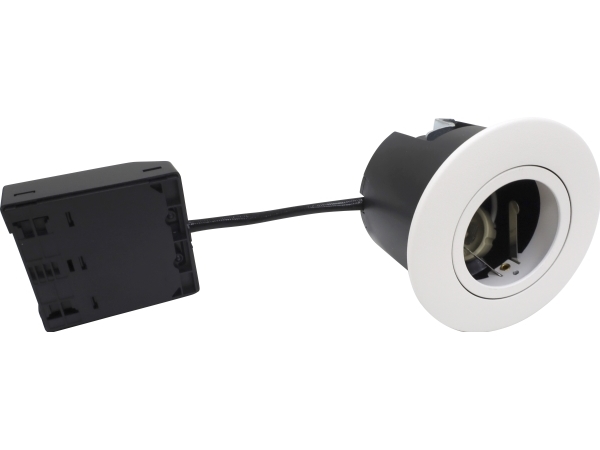 Nordtronic Quick Install G2 5-polet indbygningsspot, GU10, inden- og udendrs, mat hvid