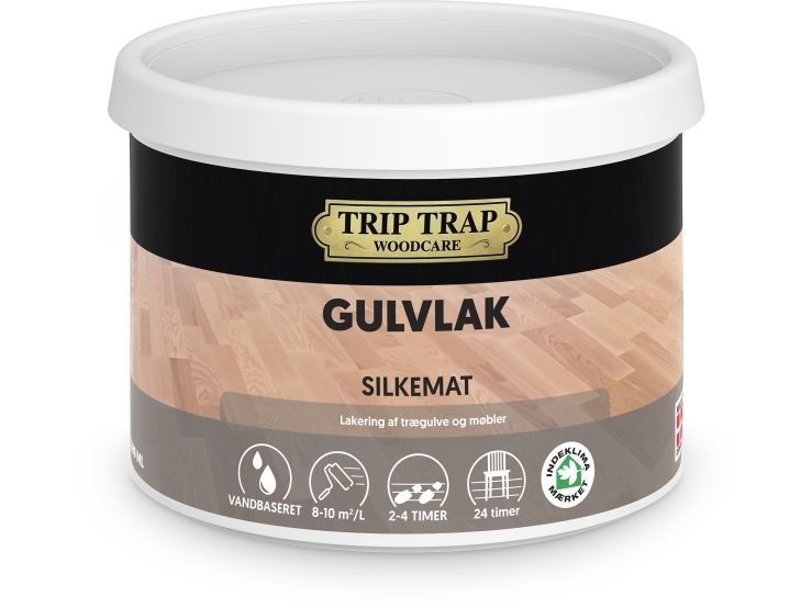 Gulvlak Silkemat 0,38L Farveløs