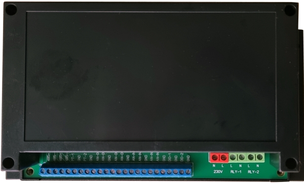 Sawux HVAC-CTL kontrolboks og regulator med Wifi til styring af ventilationssystemer sammen med Sawux indeklimasensor, 18 I/O.