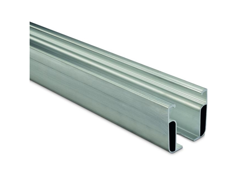 Novotegra C-rail 47-2 montageskinne i aluminium, 5,90 m, 52 x 47 mm