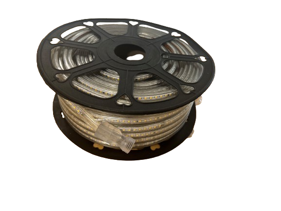 ECO-230 LYSSLANGE SNAP 6W/M 570LM/M 3000K IP67 230V RA80 - 50M længde. Inkl. 1m. tilslutningskabel