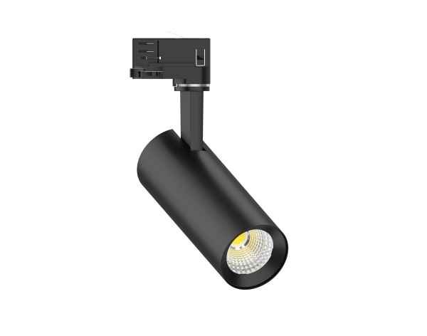 OPPLE COMPACT 3 faset skinnespot 20W - 2.000lm - CRI90 - CCT 3000K/4000K/5000K - 36° Spredning - SORT