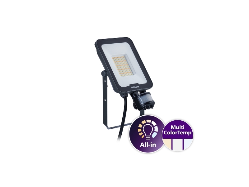 Philips Ledinaire Projektor Klein Mit Sensor All-In Bvp167 3600Lm/830-840-865 30W Ip65 Symmetrisch
