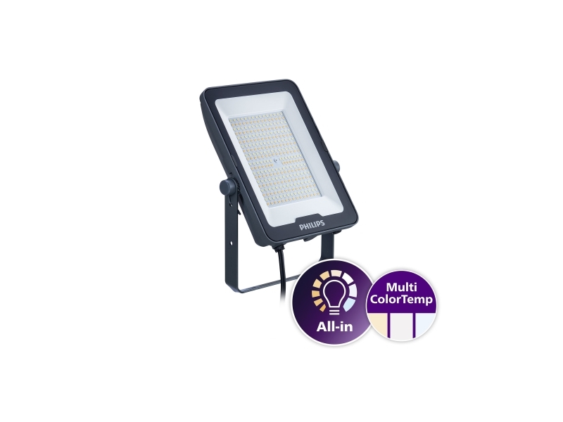 Philips Ledinaire Projektør Stor All-In Bvp169 12000Lm/830-840-865 100W Ip65 Symmetrisk