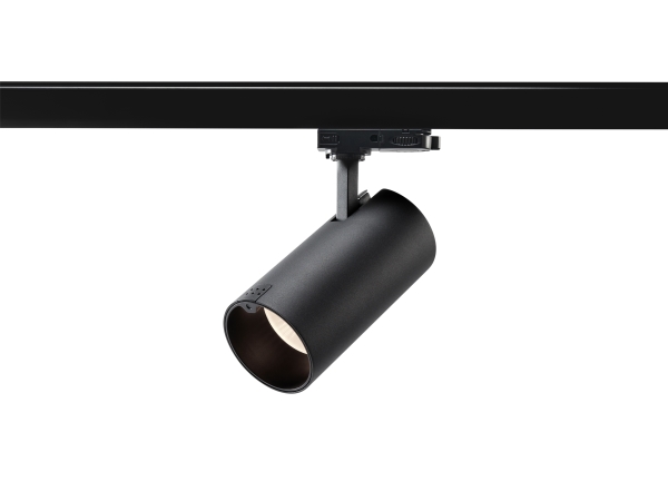 Vision Track L 3-faset Pro 44° Sort, 30W, RGBW, interval 2700-6500K. 1800lm, Ra90. Vipbar 90°, Roterbar 360°, IP20.