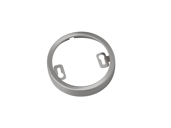 Påbyggnadsring med låg infällningshöjd för Thin G2 borstat stål (höjd 13 mm, Ø70 mm)