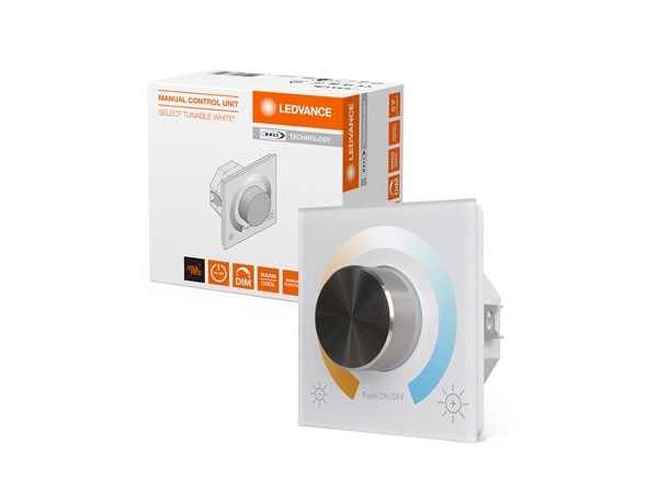 LEDVANCE drejelysdæmper DALI 2 tunable white glas
