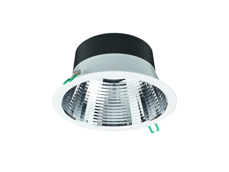 PHILIPS CoreLine downlight DN142B 2000lm/840 Ø200 20W vit med alureflektor DALI