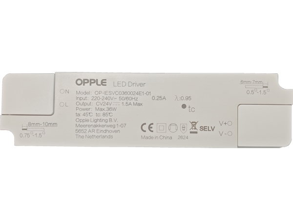 OPPLE LED-STRIP DRIVER 24V-36W