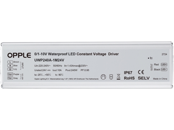 OPPLE LED-STRIP DRIVER 24V-240W-DALI-IP67