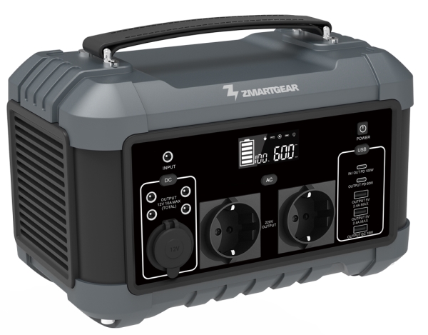 Zmartgear™ AC600: Alt-i-én power til rejse og nødsituationer. Oplad alt, overalt