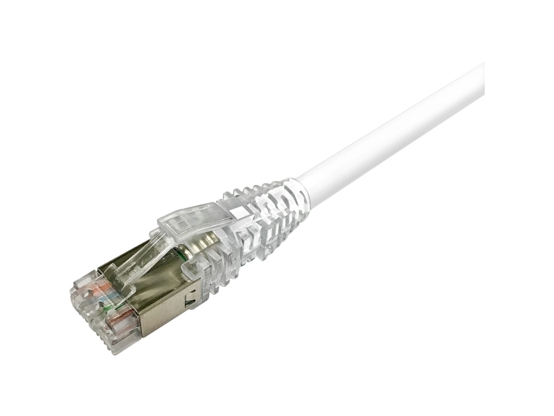 NETCONNECT Patchkabel kat 6A S/FTP PiMF, længde: 25,0 m farve: hvid med LSZH kappe