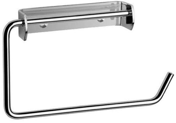 Forkromet toiletpapirholder