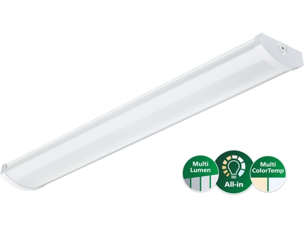 Philips CoreLine FastSet Stænktæt IP44 All-in SM155C 3700lm-6000lm/830-840 43W 3F-gennemfortrådning