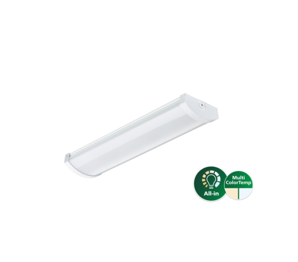Philips CoreLine FastSet Stænktæt IP44 All-in SM155C 2200lm/830-840 17W 3F-gennemfortrådning 602mm