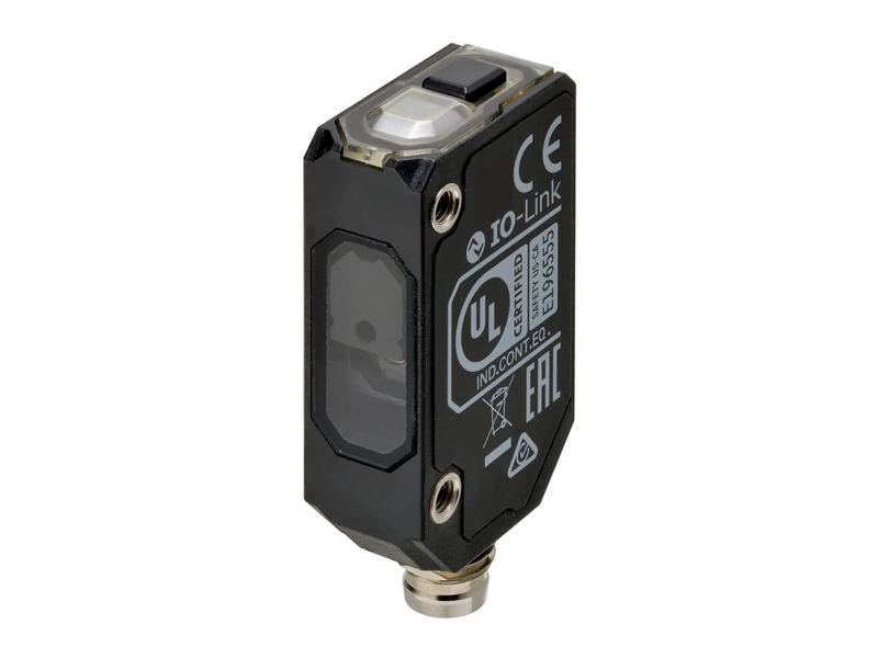 OMRON Photoelectric sensor, rectangular housing, plastic body, infrared laser class 1, time-of-flight, 1500 mm, PNP, Light-ON/Dark-ON, IO-