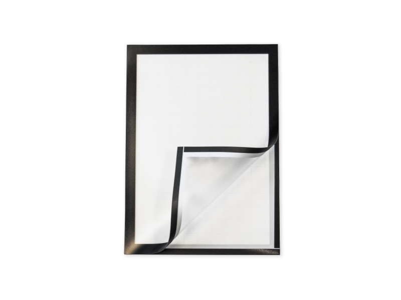 Wera Selvklæbende Flytbar Displayramme A4 2 Pack Sort