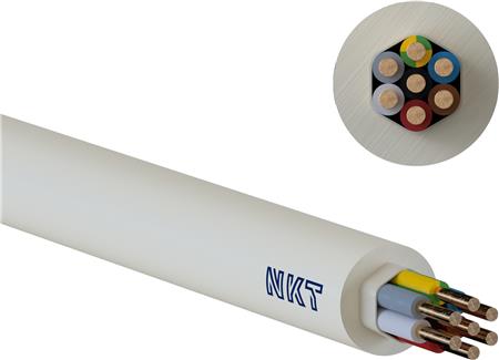 Installationskabel NOIKLX 90° Dca 7G1,5 Lysegrå Rg50 - (50 meter)