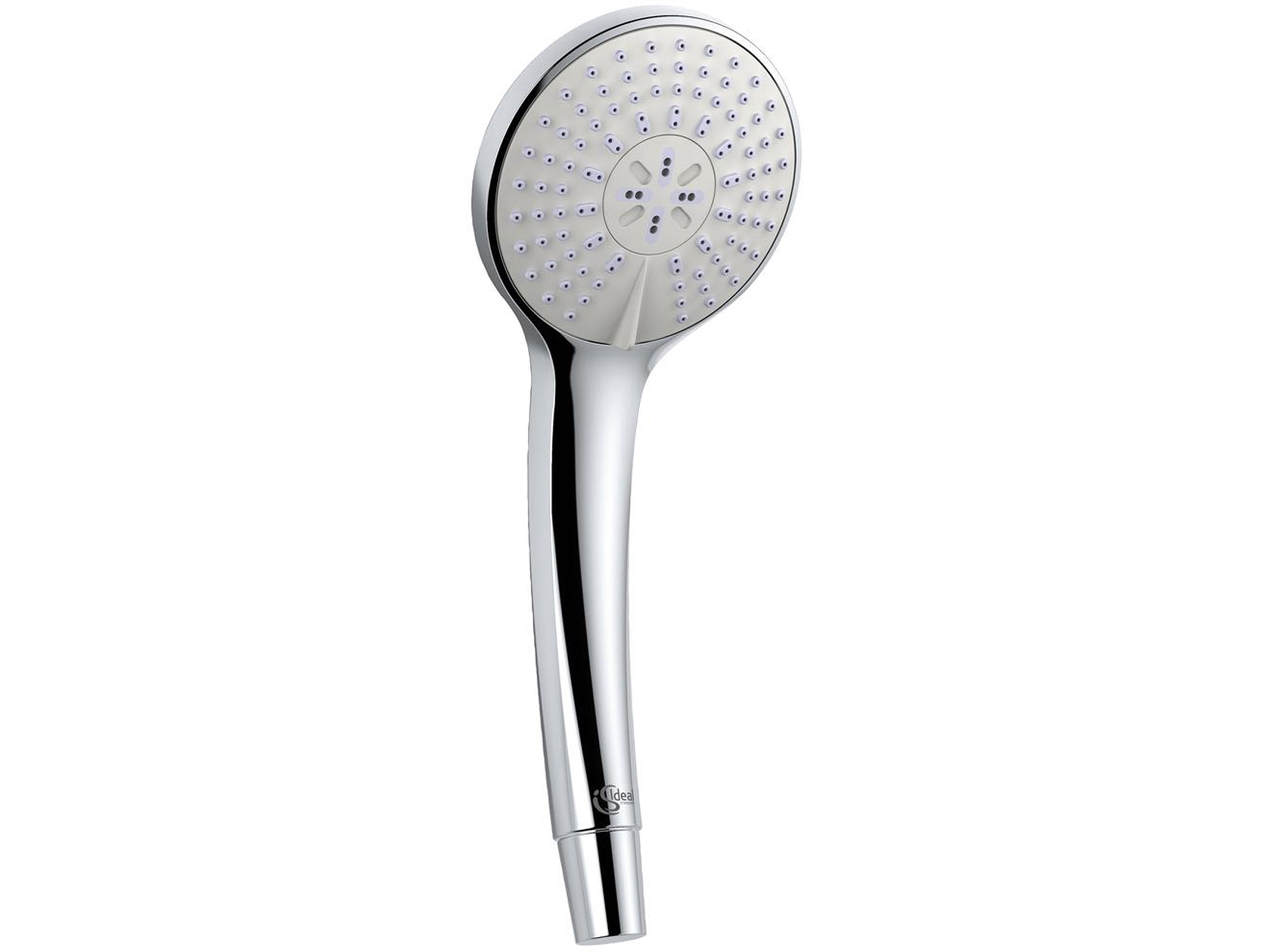 IDEAL STANDARD IDEALRAIN | Multi-funktion Håndbruser 100x245.5 mm i krom | Easy-grip, 3 strålefunktioner, WRAS, Ecoflow, 8 L/min flow regulator