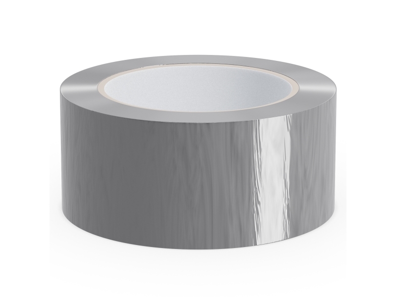 Aluminiumtape til varmekab. 50mmx50m, 200°C