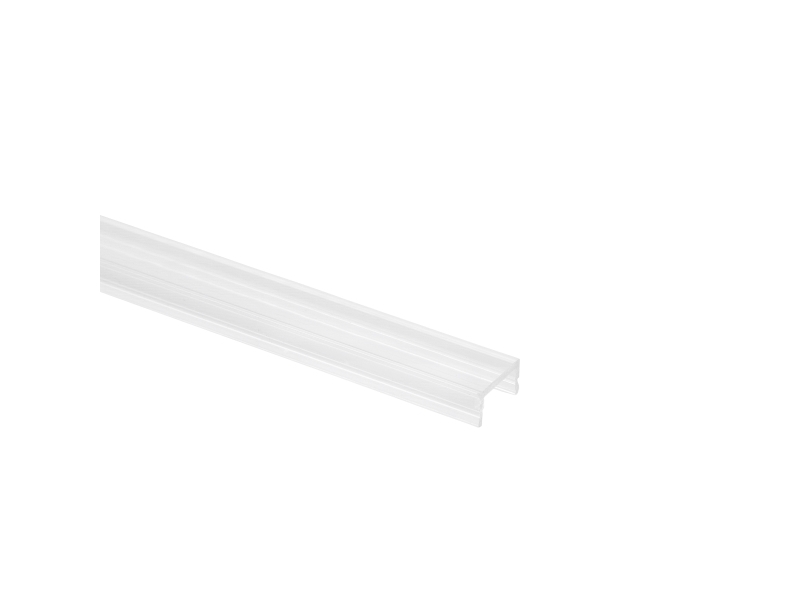Dæklåg Klar 15mm 2mPasser til vores sortiment af aluminiumprofiler med 15mm spor.