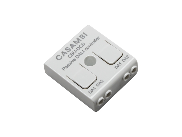 Bluetooth-styret modul, fungerer som oversætter mellem DALI og Casambi. Forsynes via DALI-bus.