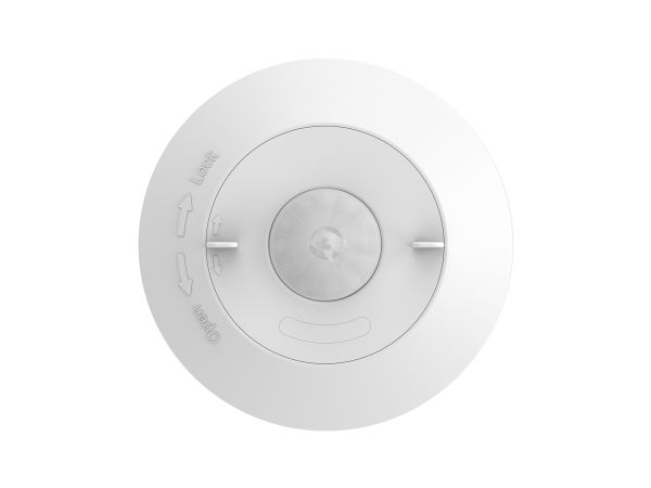 Casambi PIR-sensor for påbygning til automatisk styring af belysning, rækkevidde 6-11m.