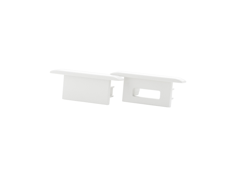 SG ARMATUREN StripLine Hvid endedeksel indbygget kit Polycarbonat (PC)