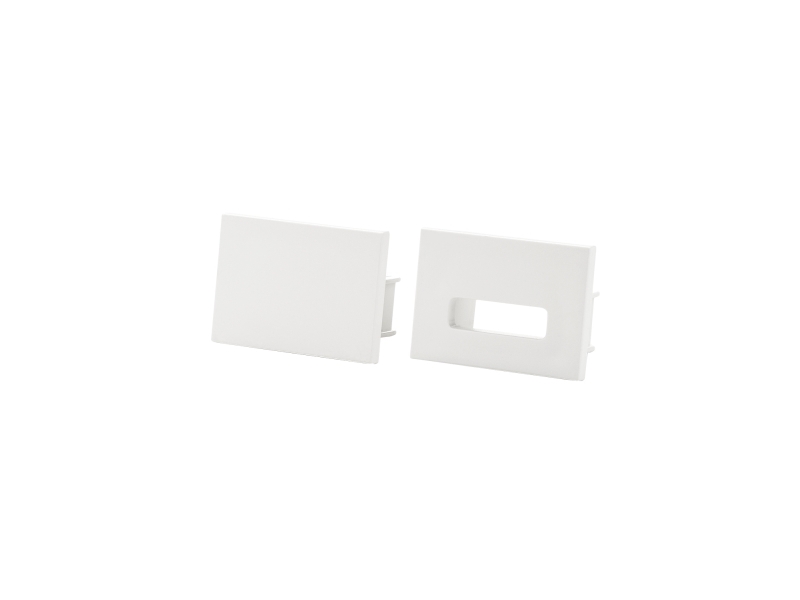 SG ARMATUREN StripLine Hvid endedeksel påbygget kit Polycarbonat (PC)