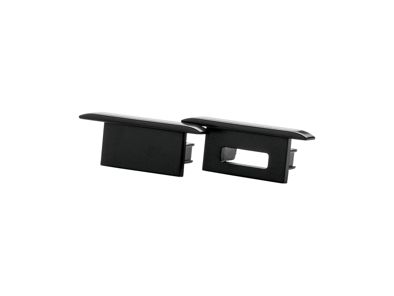 SG ARMATUREN StripLine Sort endedeksel indbygget kit Polycarbonat (PC)