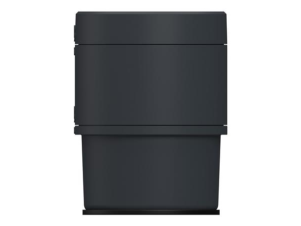 Basemodul for Harmony XV6 lystårn i Ø60 mm med låg i mørkegrå farve for direkte eller montage på Ø25
