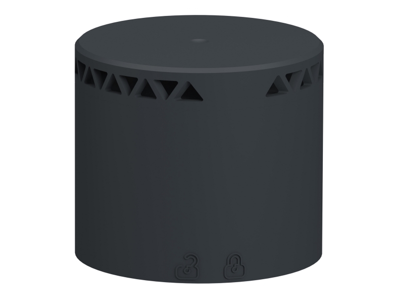 SCHNEIDER ELECTRIC Lydmodul for Harmony XV6 lystårn i Ø60 mm i mørkegrå plast med 2 toner og justerbar fra 75-85 dB ved 1 m