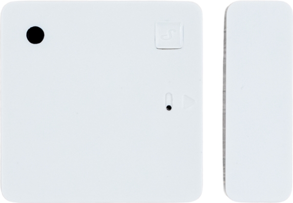 Shelly · Plug & Play · "Blu ZB Door Window White" · Tür- & Fensterkontakt · Bluetooth · Zigbee · Batterie · Weiß